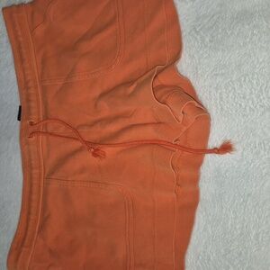 Express Vibrant Orange Athletic Shorts